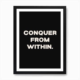 Conquer From Within Affiche