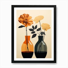 Flowers In Vases Art Print