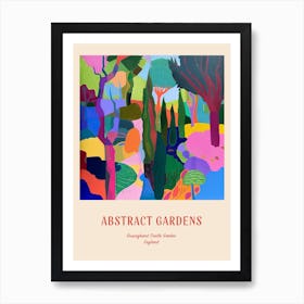 Colourful Gardens Sissinghurst Castle Garden England 2 Red Poster Art Print