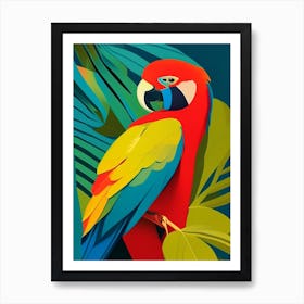Parrot Pop Matisse 2 Bird Art Print