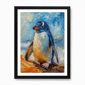 Adlie Penguin Phillip Island The Penguin Parade Oil Painting 2 Poster