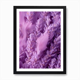 Lavender Flowers 5 Art Print