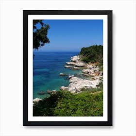 Corfu Coastline Affiche