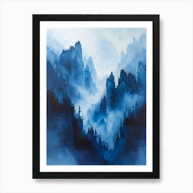 Chinese Mountains Art Print