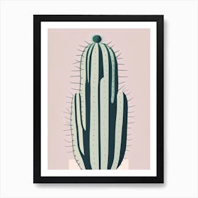 Queen Of The Night Cactus Simplicity Art Print