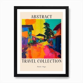 Abstract Travel Collection Poster Nairobi Kenya Art Print