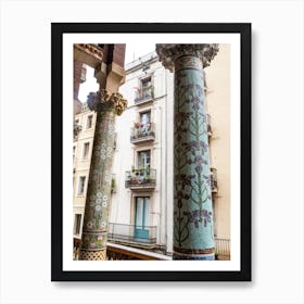 Columns Art Print