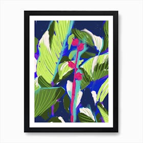 Tropical Leaves Art Print