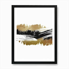 Abstract Brush Strokes 13 Art Print