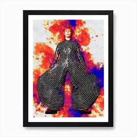 Smudge Of David Bowie Art Print