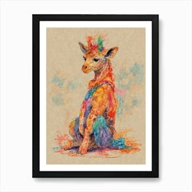 Giraffe 34 Art Print