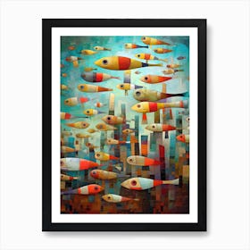 Sardines In The Sea Art Print