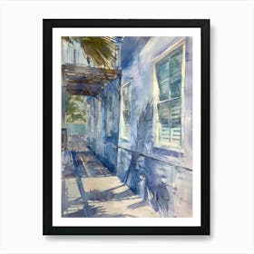 'Blue House' 5 Art Print