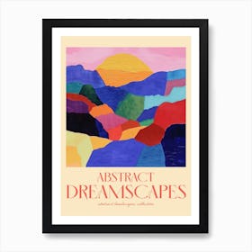 Abstract Dreamscapes Landscape Collection 59 Art Print