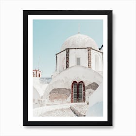 Santorini Charm 1 Art Print