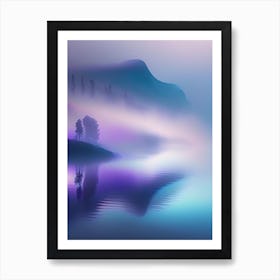 Fog, Waterscape Holographic 1 Art Print