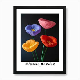 Bright Inflatable Flowers Poster Poppy 3 Art Print