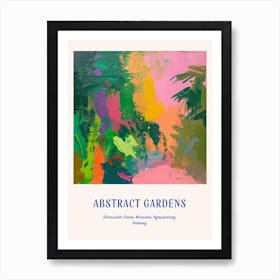 Colourful Gardens Botanischer Garten Muenchen Nymphenburg Germany 2 Blue Poster Art Print