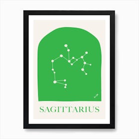 Zodiac Sagittarius Art Print