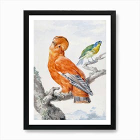 Colorful Vintage Bird Art Print_2835703 Art Print