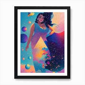 Venus In Space Art Print