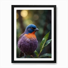 Colorful Bird Art Print