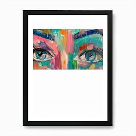 Eyes Of A Woman 1 Art Print