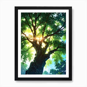 Tree In The Forest Art Print