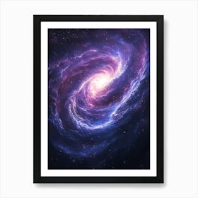 Spiral Galaxy In Space 2 Art Print