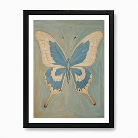 Blue Butterfly Art Print