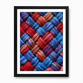 Woven Yarn Art Print