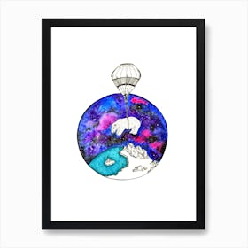 Balloon Ride Art Print