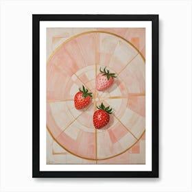 Strawberries no1 Art Print