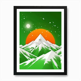 Mountains In The Sky 11 Art Print