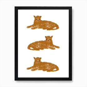 Tigers Art Print