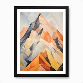 Mount Grosvenor Usa Mountain Painting Art Print