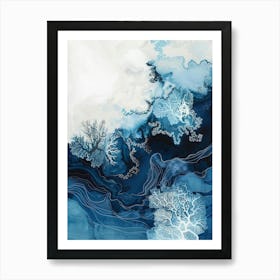 Blue Ocean 4 Art Print