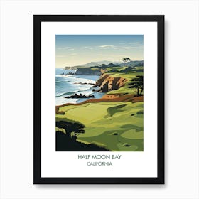 The Old Course At Half Moon Bay   California 1 Art Print