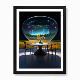 Table In The Sky Art Print