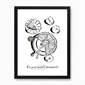 Enjoy Sweet Moments Art Print