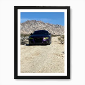 Purple Audi Rs5 1 Art Print