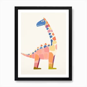 Nursery Dinosaur Art Saltasaurus 1 Art Print