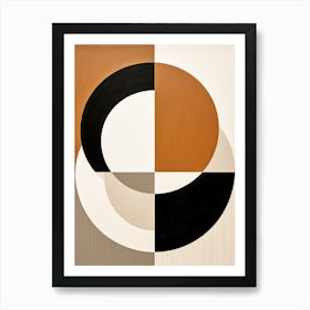 Mid Century Kaleidoscope; Geometric Reverie Art Print