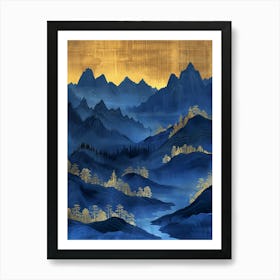 Chinese Mountains 24 Art Print