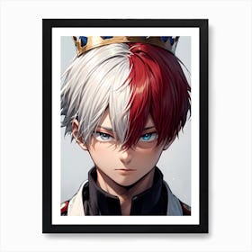 My Hero Academia Shoto Todoroki (7) 1 Art Print