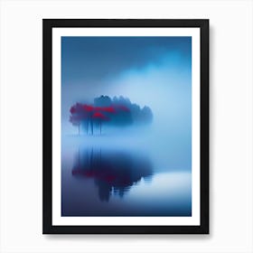 Fog Waterscape Pop Art Photography 1 Art Print