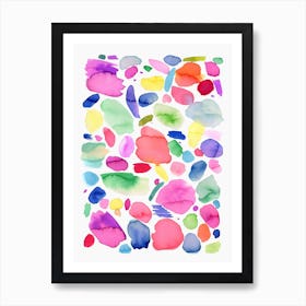 Color Joy Multicolored Colourful Art Print