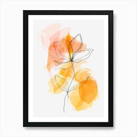 Abstract Flower 38 Art Print