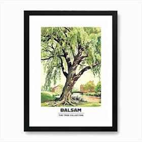 Balsam Tree Storybook Illustration 3 Poster Art Print