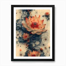 Lotus Flower Art Print